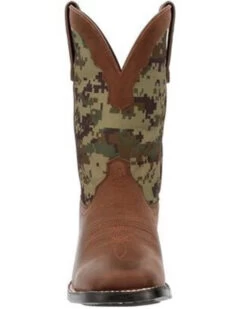 Durango Men's Westward Camo Western Performance Boots - Broad Square Toe -Cowboy Pradise 2000350253 340 P4