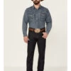 Cody James Men's Heeler Dark Wash Stretch Stackable Straight Leg Jeans 