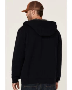 Hawx Men's Navy Sherpa Lined Zip-Front Hooded Work Jacket  -Cowboy Pradise 2000351915 410 P4