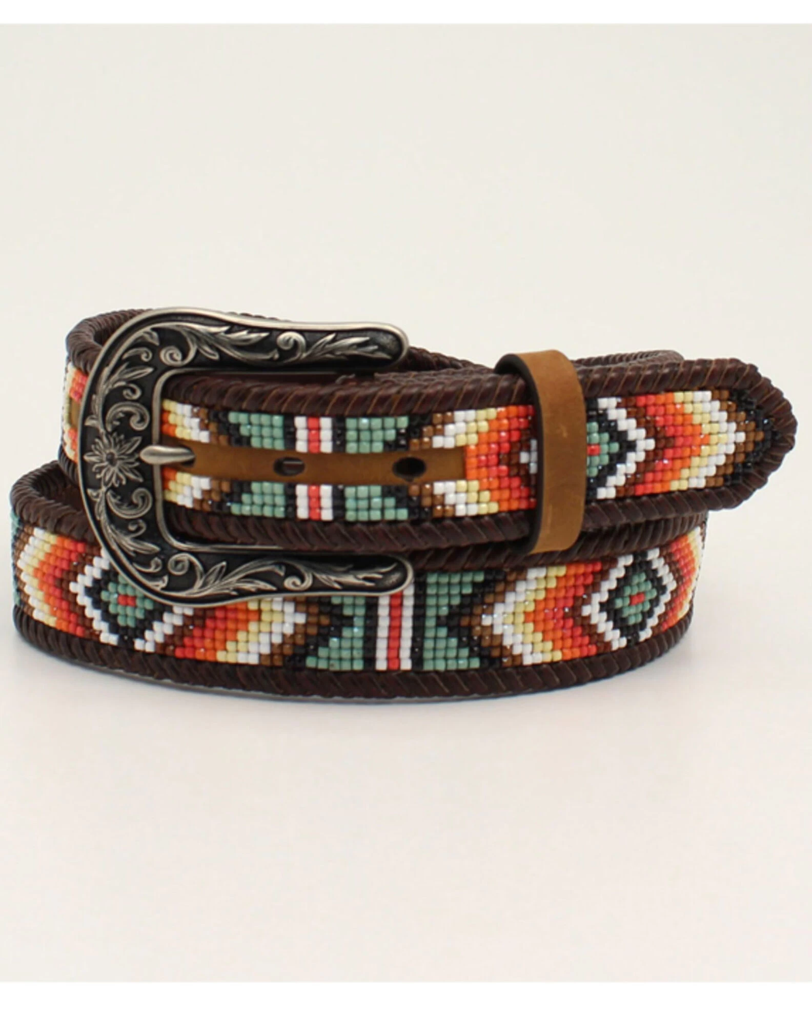 Nocona Women's Southwestern Beaded Western Belt 1 Nocona Women's Southwestern Beaded Western Belt
