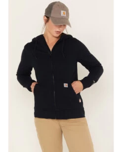 Carhartt Women's Force FR Relaxed Fit Zip Front Sweatshirt Work Hoodie