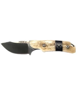 HOOey Ram Horn Fixed Blade Skinner Knife