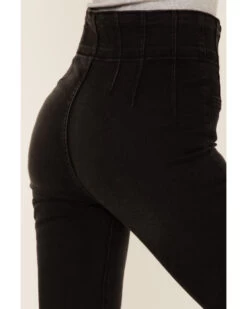 Free People Women's Jayde High Rise Flare Jeans 7 Free People Women's Jayde High Rise Flare Jeans -Cowboy Pradise 2000354215 001 P4