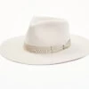Shyanne Women's Cream Bone 2X Wool Felt Western Hat 
