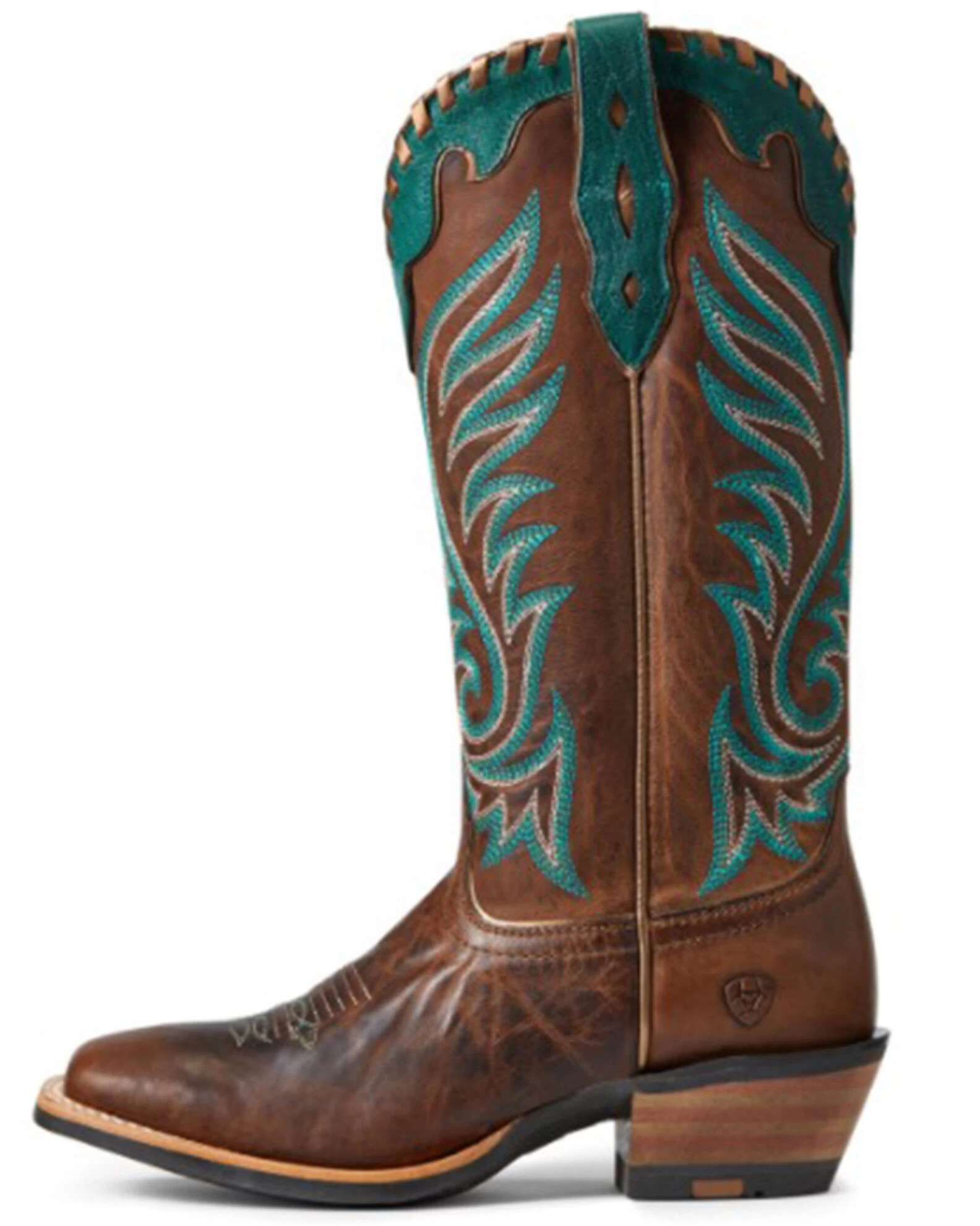 Ariat Women's Weathered Crossfire Picante Performance Western Boots - Broad Square Toe 2 Ariat Women's Weathered Crossfire Picante Performance Western Boots - Broad Square Toe - Image 2