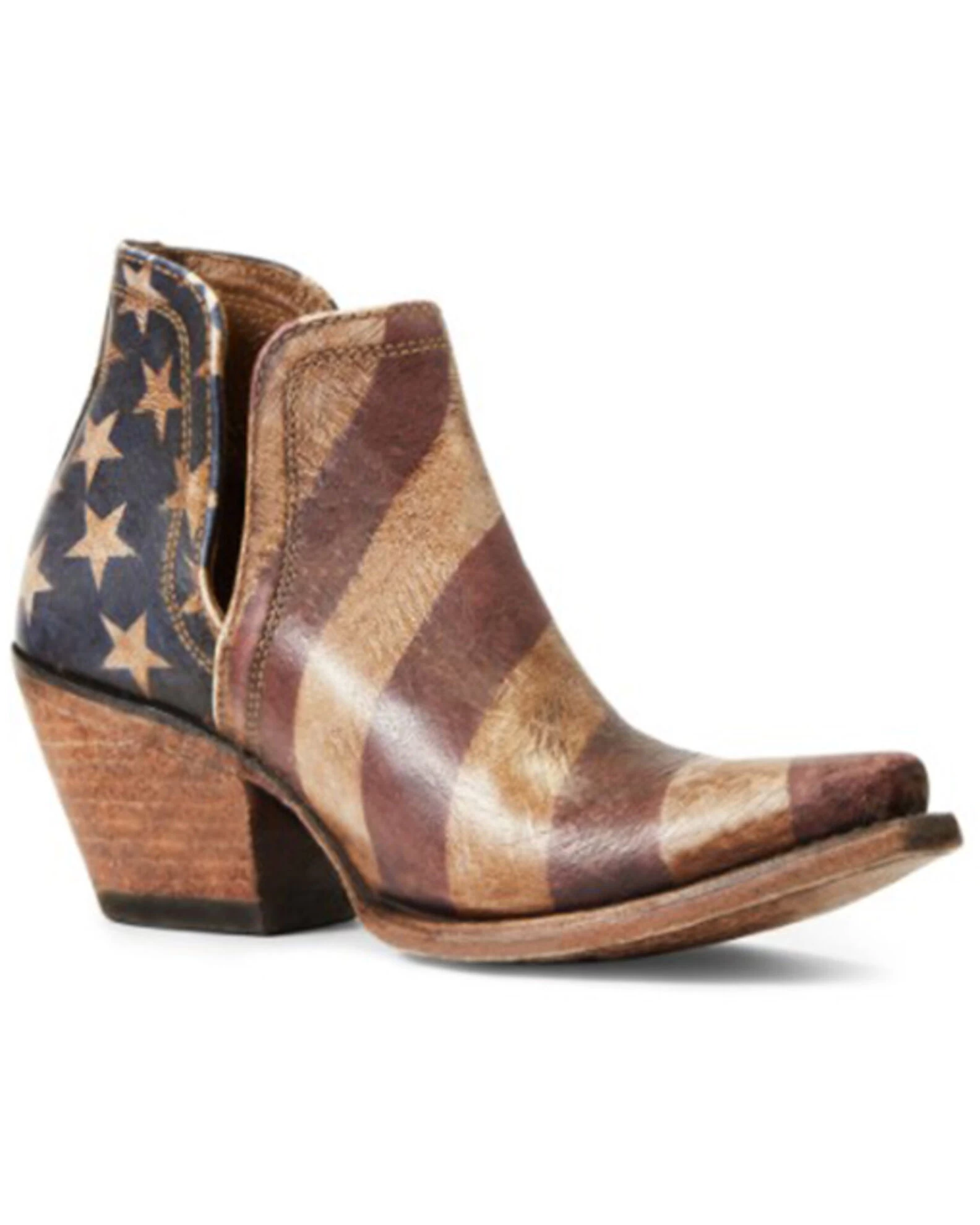 Ariat Women's Dixon Old Patriot Fashion Booties - Snip Toe 1 Ariat Women's Dixon Old Patriot Fashion Booties - Snip Toe