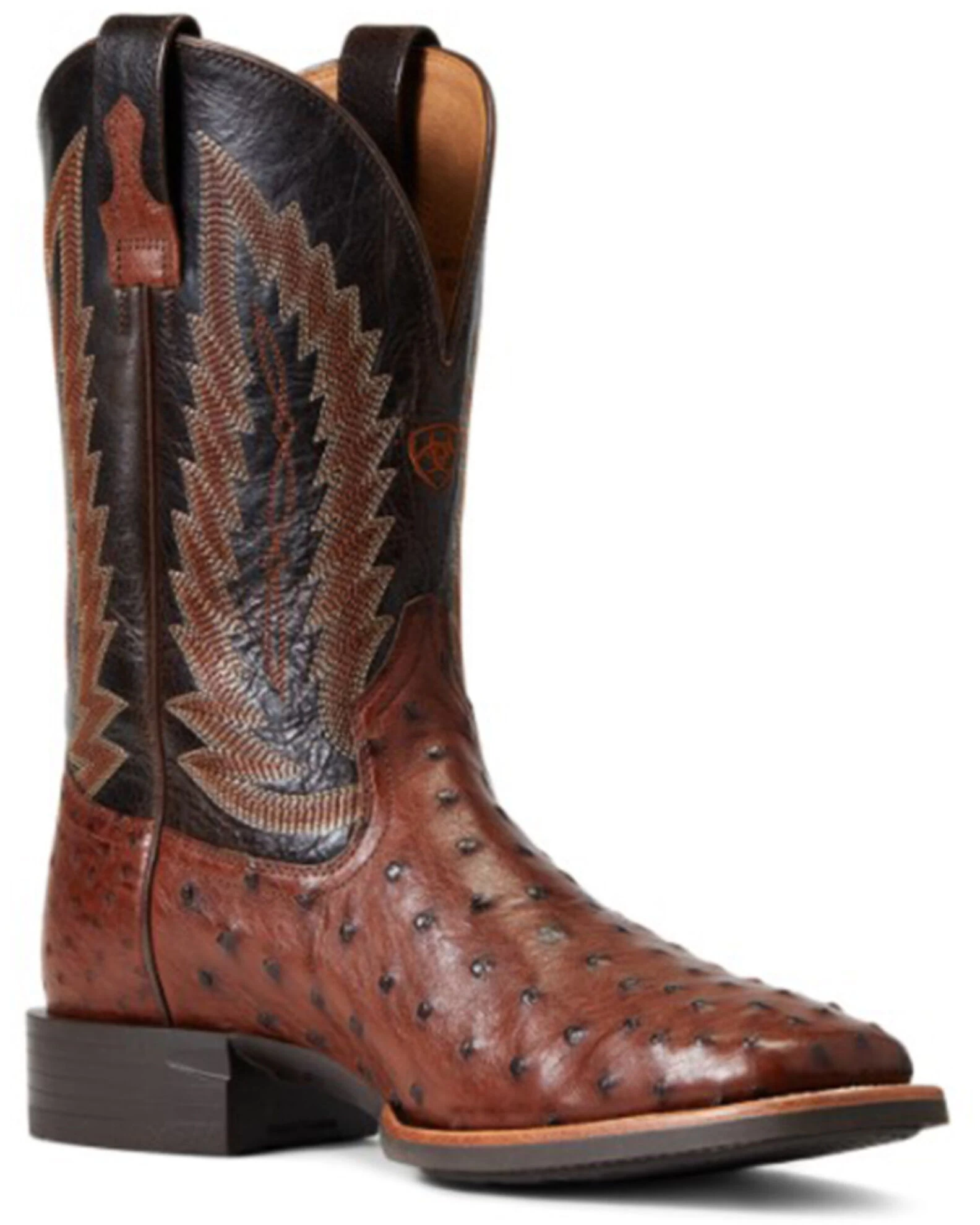 Ariat Men's Full Quill Ostrich Quantum Primo Western Boot - Broad Square Toe 1 Ariat Men's Full Quill Ostrich Quantum Primo Western Boot - Broad Square Toe