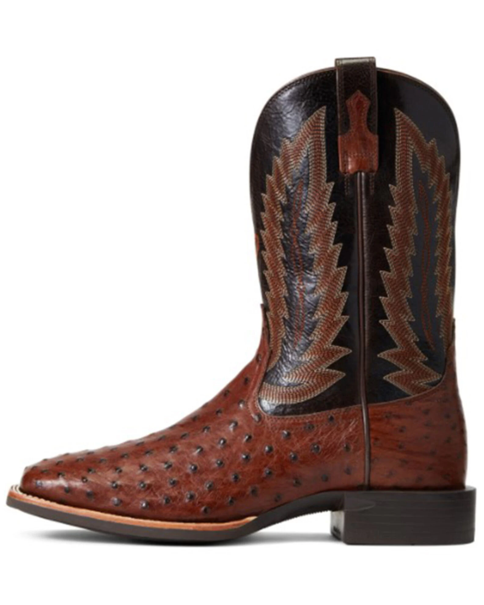 Ariat Men's Full Quill Ostrich Quantum Primo Western Boot - Broad Square Toe 2 Ariat Men's Full Quill Ostrich Quantum Primo Western Boot - Broad Square Toe - Image 2
