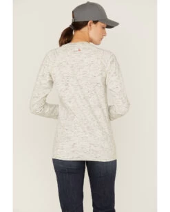 Ariat Women's FR Air Henley Long Sleeve Work Pocket Shirt 7 Ariat Women's FR Air Henley Long Sleeve Work Pocket Shirt -Cowboy Pradise 2000356541 070 P4