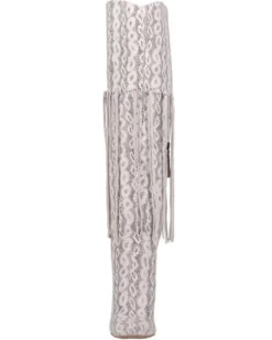 Dingo Women's Kitty Kat Snake Print Fringe Tall Western Boot - Pointed Toe -Cowboy Pradise 2000356787 100 P4