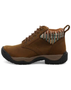 Twisted X Women's 4" All Around Lace-Up Hiking Multi Brown Work Boot - Round Toe  -Cowboy Pradise 2000356831 200 P3