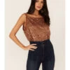 Free People Women's Shimmer & Shine Sequins Bodysuit