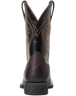Ariat Boys' Amos Hand-Stained Western Boot - Broad Square Toe  -Cowboy Pradise 2000357340 200 P3