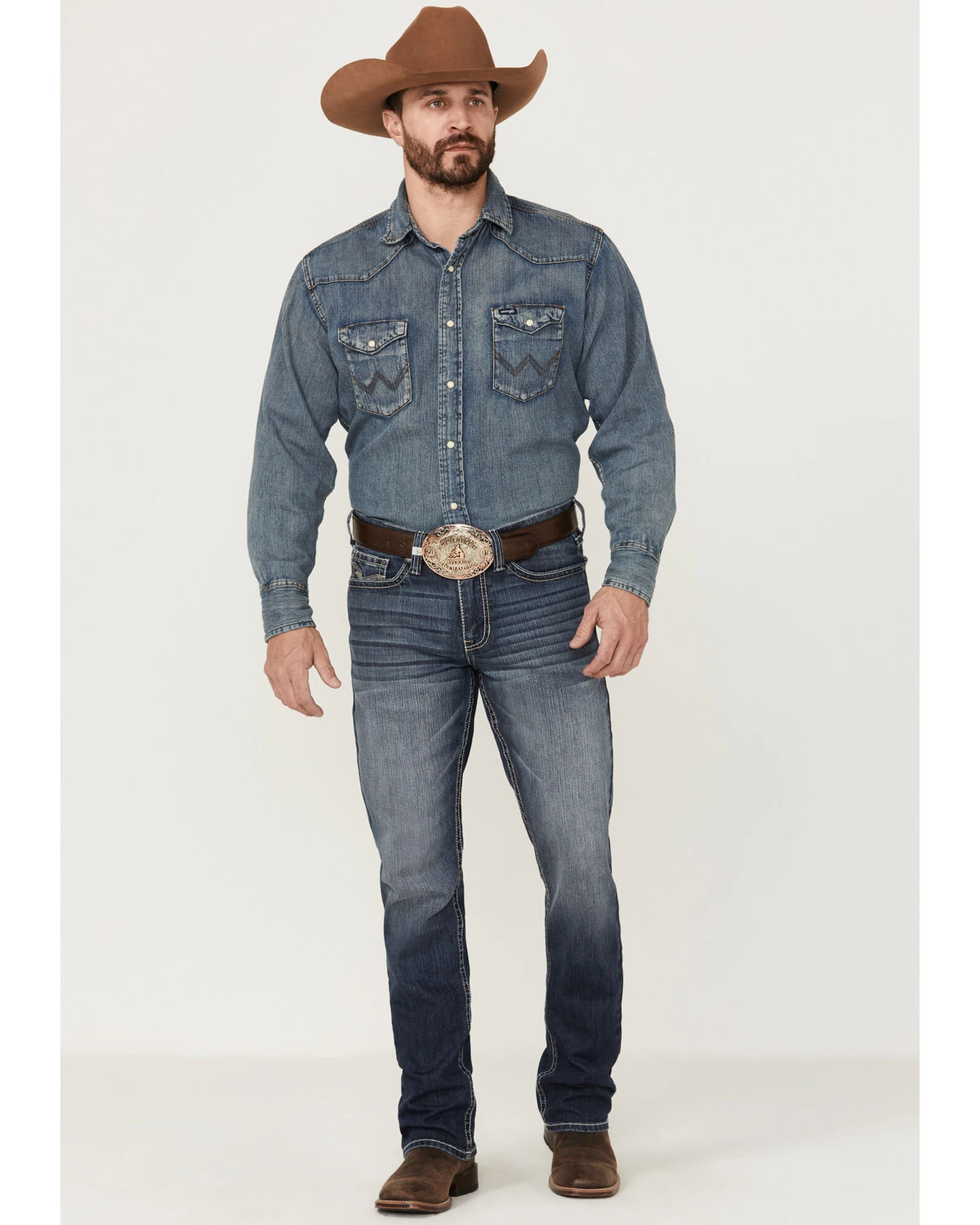 Cody James Men's Moonlight Medium Wash Stretch Slim Straight Jeans 1 Cody James Men's Moonlight Medium Wash Stretch Slim Straight Jeans