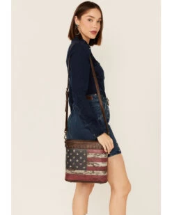 Shyanne Women's American Flag Crossbody Bag