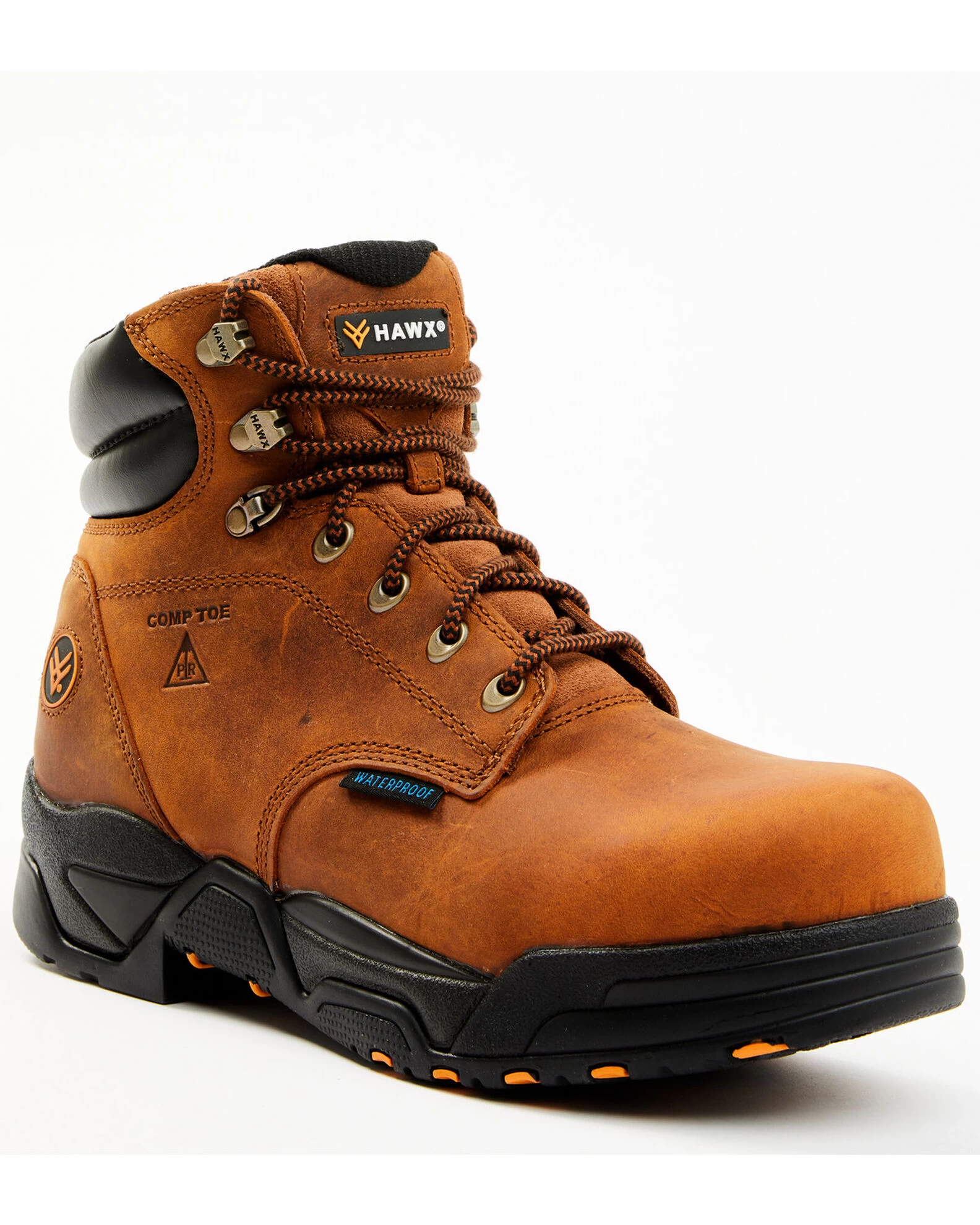 Hawx Men's Enforcer 6" Lace-Up Waterproof Hiking Work Boot - Composite Toe 1 Hawx Men's Enforcer 6" Lace-Up Waterproof Hiking Work Boot - Composite Toe