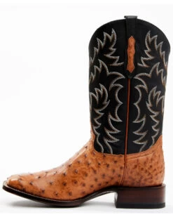 Cody James Men's Full Quill Cognac Ostrich Exotic Western Boots - Broad Square Toe 9 Cody James Men's Full Quill Cognac Ostrich Exotic Western Boots - Broad Square Toe -Cowboy Pradise 2000359772 001 P3