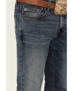 Rock & Roll Denim Men's Hooey Revolver Medium Vintage Stretch Slim Straight Jeans 7 Rock & Roll Denim Men's Hooey Revolver Medium Vintage Stretch Slim Straight Jeans -Cowboy Pradise 2000360316 400 P4
