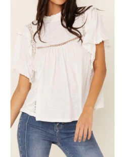 Free People Women's Le Femme Tee 6 Free People Women's Le Femme Tee -Cowboy Pradise 2000360466 100 P3