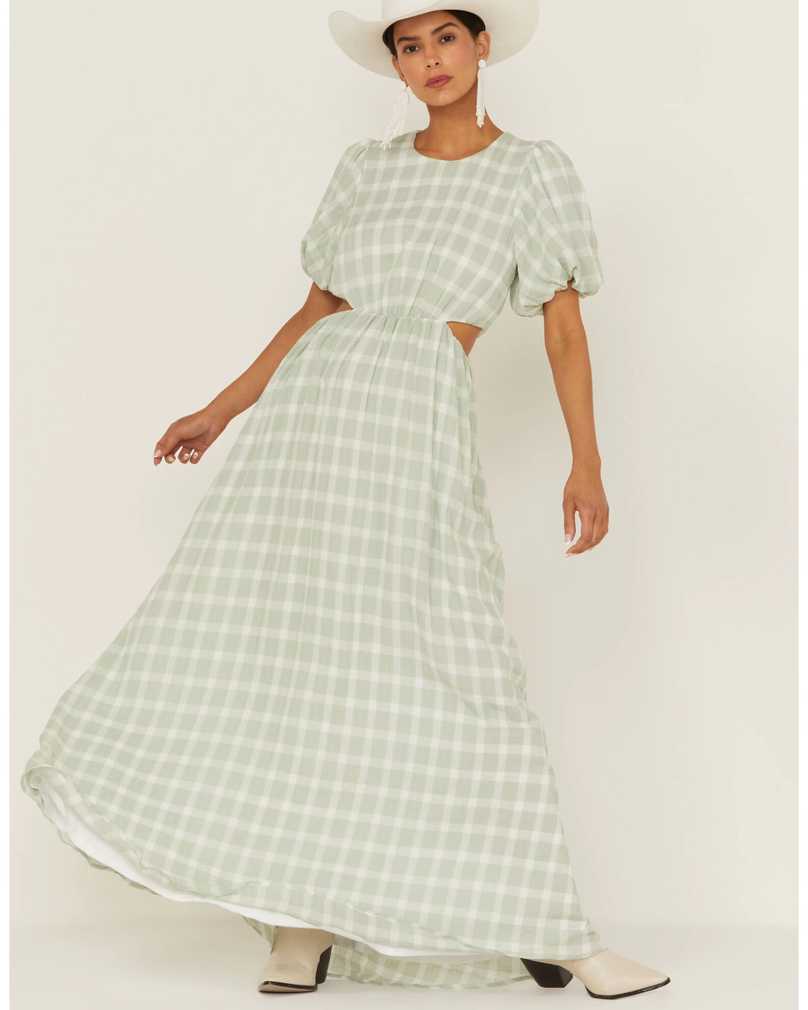 Show Me Your Mumu Women's Eloise Plaid Maxi Dress 3 Show Me Your Mumu Women's Eloise Plaid Maxi Dress - Image 3