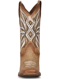 Corral Girls' Straw Embroidery Western Boots - Square Toe 6 Corral Girls' Straw Embroidery Western Boots - Square Toe -Cowboy Pradise 2000361091 280 P3