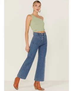 Rolla's Women's Sailor Medium Wash High Rise Wide Jeans