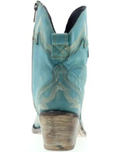 Liberty Black Women's Side Bug & Wrinkle Fontana Crack Short Western Boots - Pointed Toe -Cowboy Pradise 2000362997 440 P5