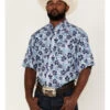 Ariat Men's Ishan Floral Print Short Sleeve Button Down Western Shirt 