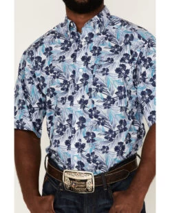 Ariat Men's Ishan Floral Print Short Sleeve Button Down Western Shirt 6 Ariat Men's Ishan Floral Print Short Sleeve Button Down Western Shirt -Cowboy Pradise 2000363118 100 P3