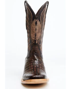 Tanner Mark Men's Shawnee Exotic Caiman Belly Western Boots - Broad Square Toe 10 Tanner Mark Men's Shawnee Exotic Caiman Belly Western Boots - Broad Square Toe -Cowboy Pradise 2000363915 201 P4