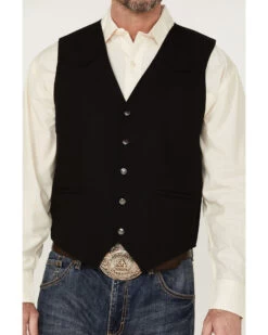 Cody James Men's Highlands Slub Button-Front Western Vest  -Cowboy Pradise 2000364439 001 P3