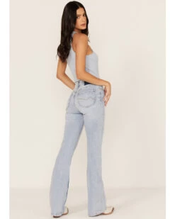 Cleo + Wolf Women's South Coast High Rise Light Wash Stretch Bootcut Jeans -Cowboy Pradise 2000364987 400 P3