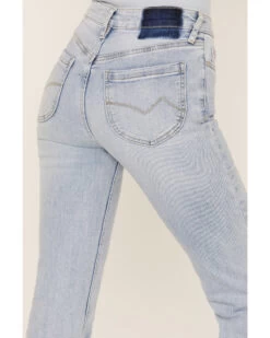 Cleo + Wolf Women's South Coast High Rise Light Wash Stretch Bootcut Jeans -Cowboy Pradise 2000364987 400 P4