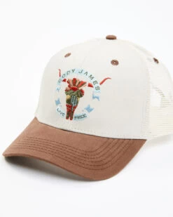 Cody James Men's Live Free Printed Embroidered Skull Mesh-Back Ball CapÂ