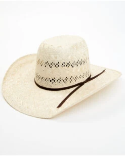Rodeo King Men's 25X Ramie Natural Broken Horn Brim Straw Western HatÂ