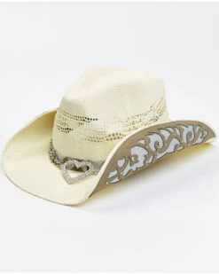 Shyanne Women's Straw Wedding Western Hat