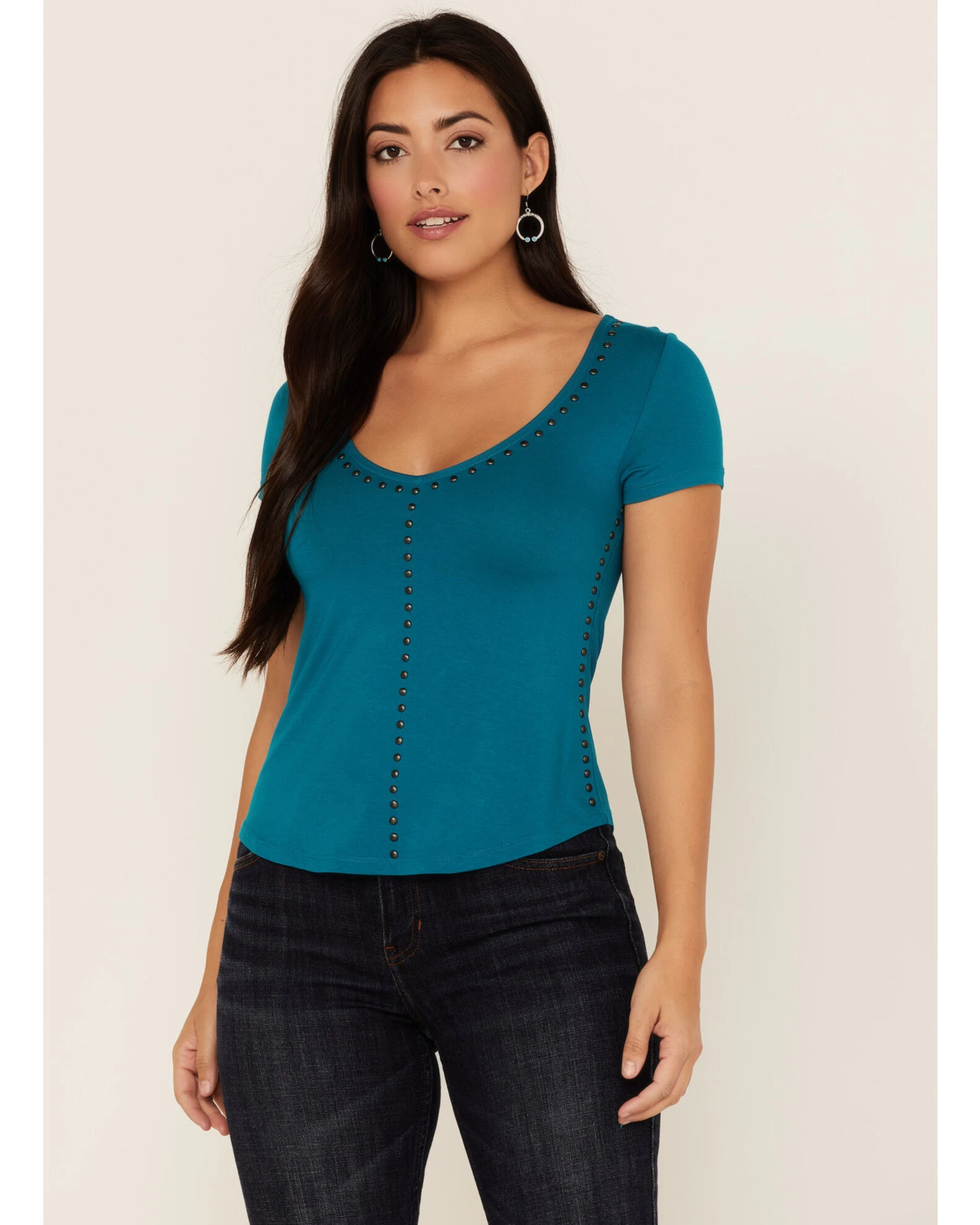 Idyllwind Women's Honky Tonk Studded Tee 1 Idyllwind Women's Honky Tonk Studded Tee