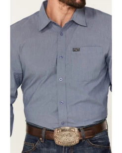 Kimes Ranch Men's Solid Linville Coolmax Button Down Western Shirt -Cowboy Pradise 2000368807 410 P3