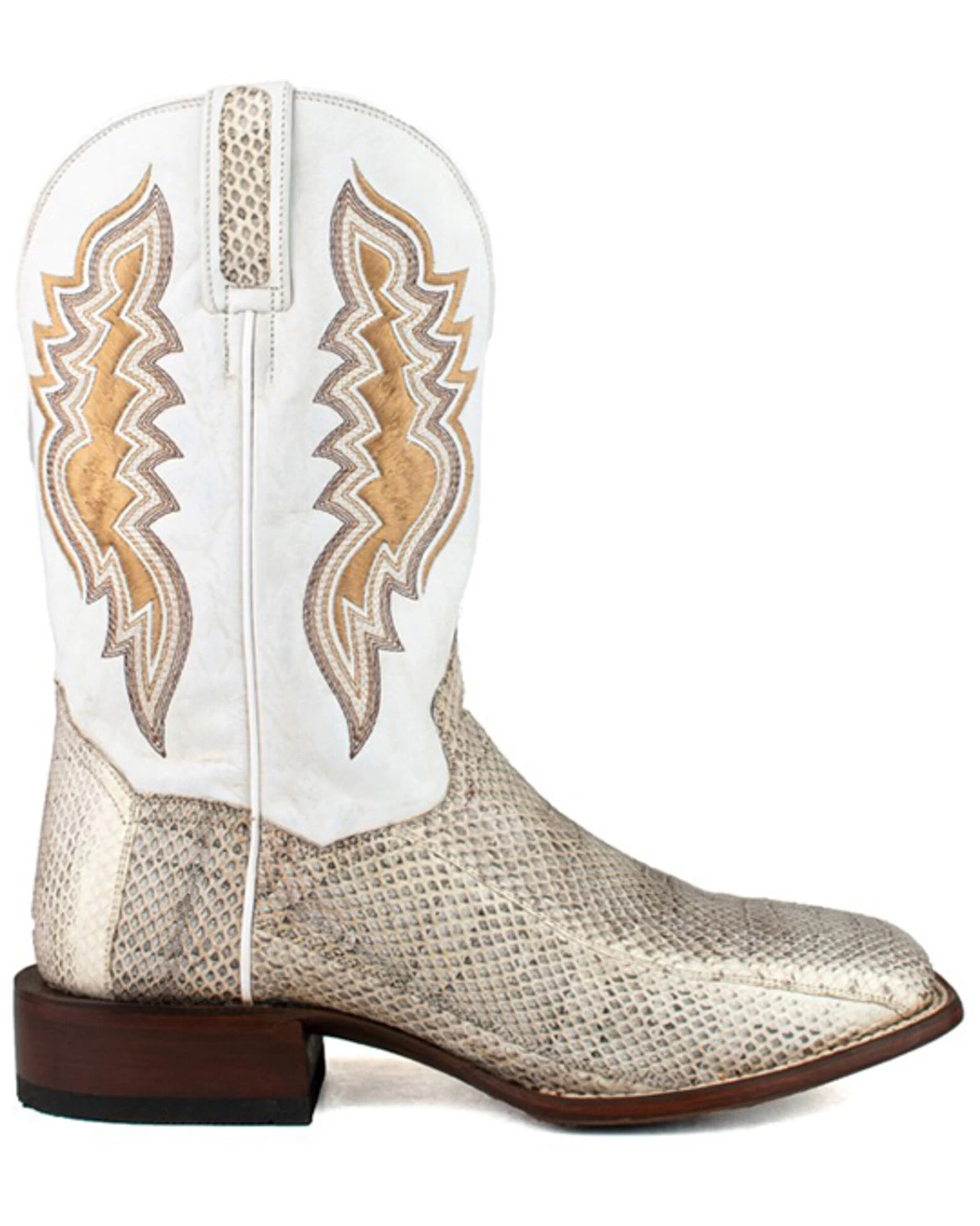 Dan Post Men's Exotic Water Snake Western Boots - Broad Square Toe 2 Dan Post Men's Exotic Water Snake Western Boots - Broad Square Toe - Image 2