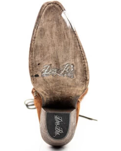 Dan Post Women's Corsette Back Lace Tall Western Leather Boots - Snip Toe -Cowboy Pradise 2000371097 600 P7