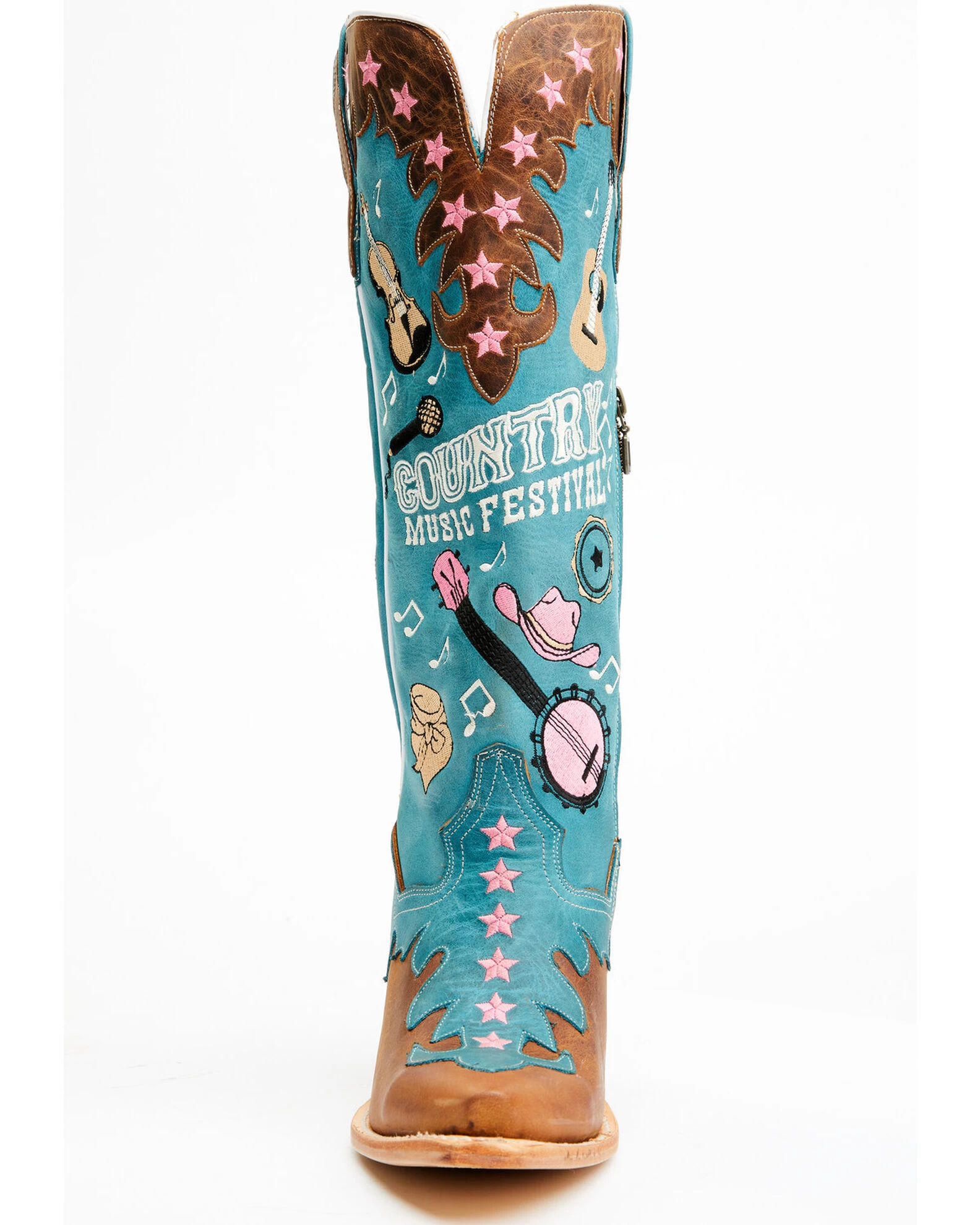 Dan Post Women's Nashville Music Festival Embroidered Western Tall Boots - Snip Toe 4 Dan Post Women's Nashville Music Festival Embroidered Western Tall Boots - Snip Toe - Image 4