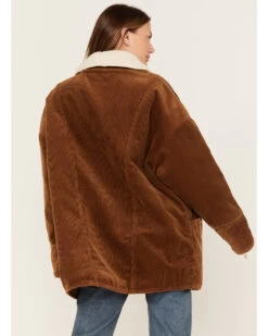 Wrangler Women's Corduroy Ranch Coat -Cowboy Pradise 2000371304 200 P4