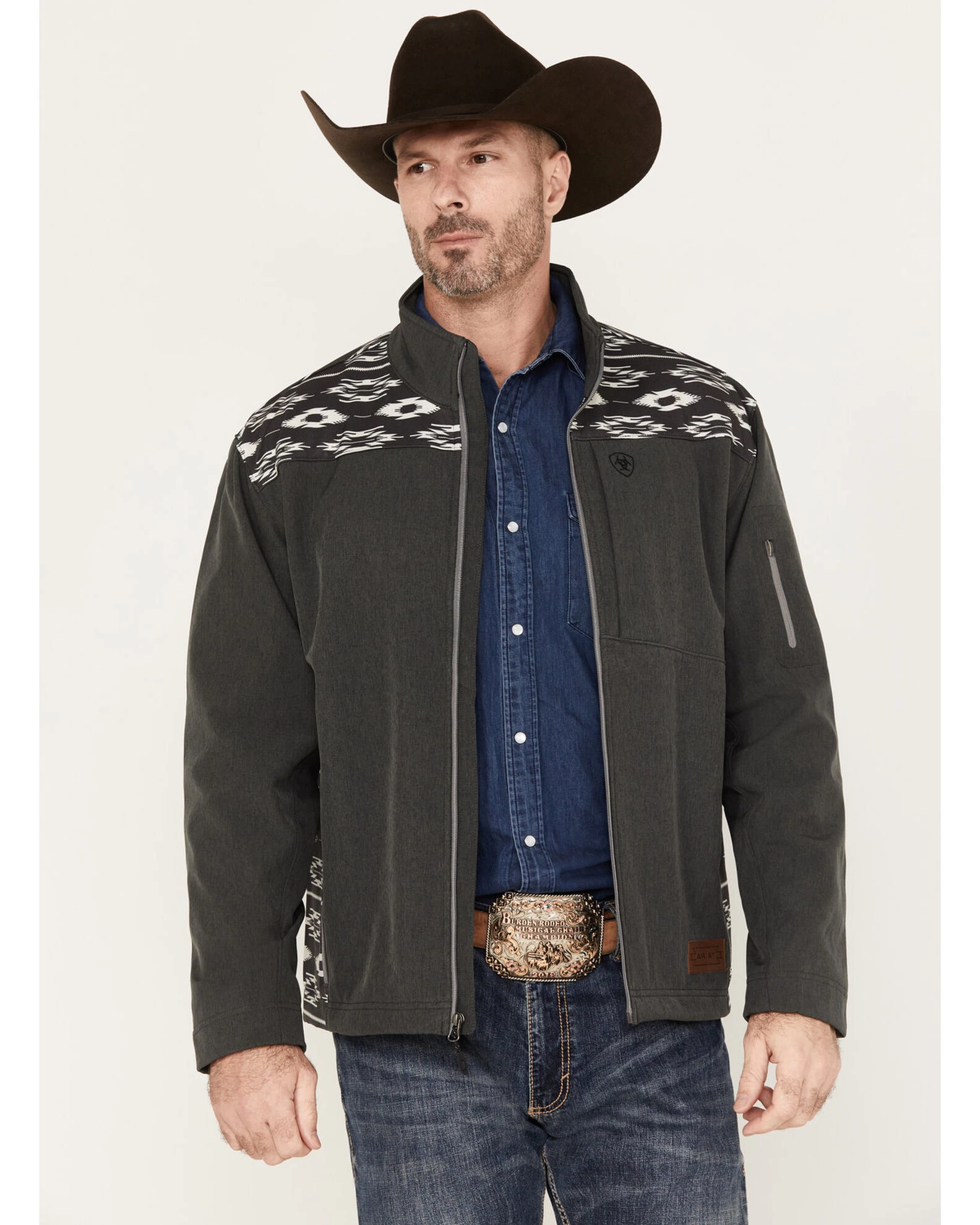 Ariat Men's Vernon 2.0 Chimayo Softshell Jacket 1 Ariat Men's Vernon 2.0 Chimayo Softshell Jacket