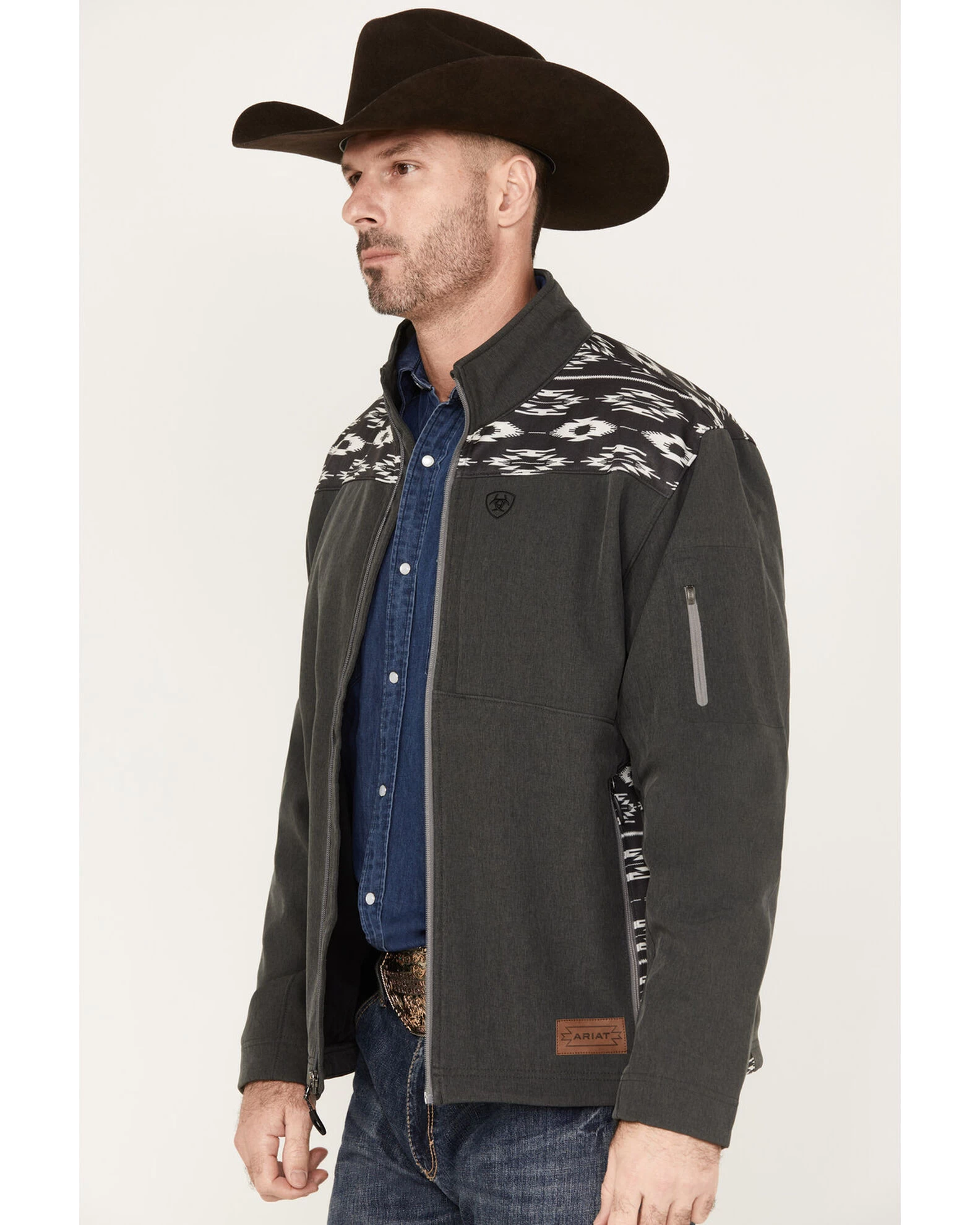 Ariat Men's Vernon 2.0 Chimayo Softshell Jacket 2 Ariat Men's Vernon 2.0 Chimayo Softshell Jacket - Image 2