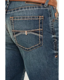 Ariat Men's M4 Cayman Ramos Medium Wash Relaxed Boot Stretch Denim Jeans -Cowboy Pradise 2000371981 400 P4