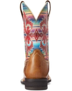 Ariat Girls' Lonestar Shock Shield Serape Stripe Western Boots - Square Toe 7 Ariat Girls' Lonestar Shock Shield Serape Stripe Western Boots - Square Toe -Cowboy Pradise 2000372471 250 P3