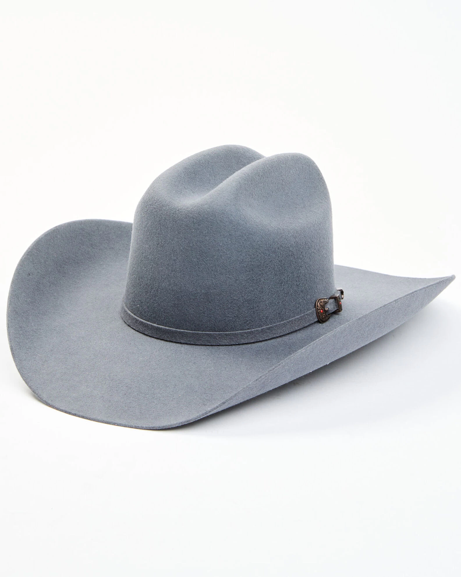 Cody James Men's 5X Self Band Cattleman Fur Blend Western Hat - Granite 1 Cody James Men's 5X Self Band Cattleman Fur Blend Western Hat - Granite