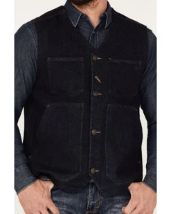 Blue Ranchwear Men's Duck Vest 6 Blue Ranchwear Men's Duck Vest -Cowboy Pradise 2000373316 420 P3