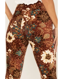 Shyanne Women's Floral Print Corduroy Pants -Cowboy Pradise 2000373385 203 P4