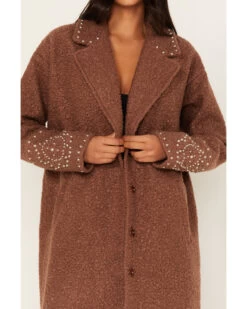 Idyllwind Women's Studded Wool Snap Coat -Cowboy Pradise 2000373402 200 P3